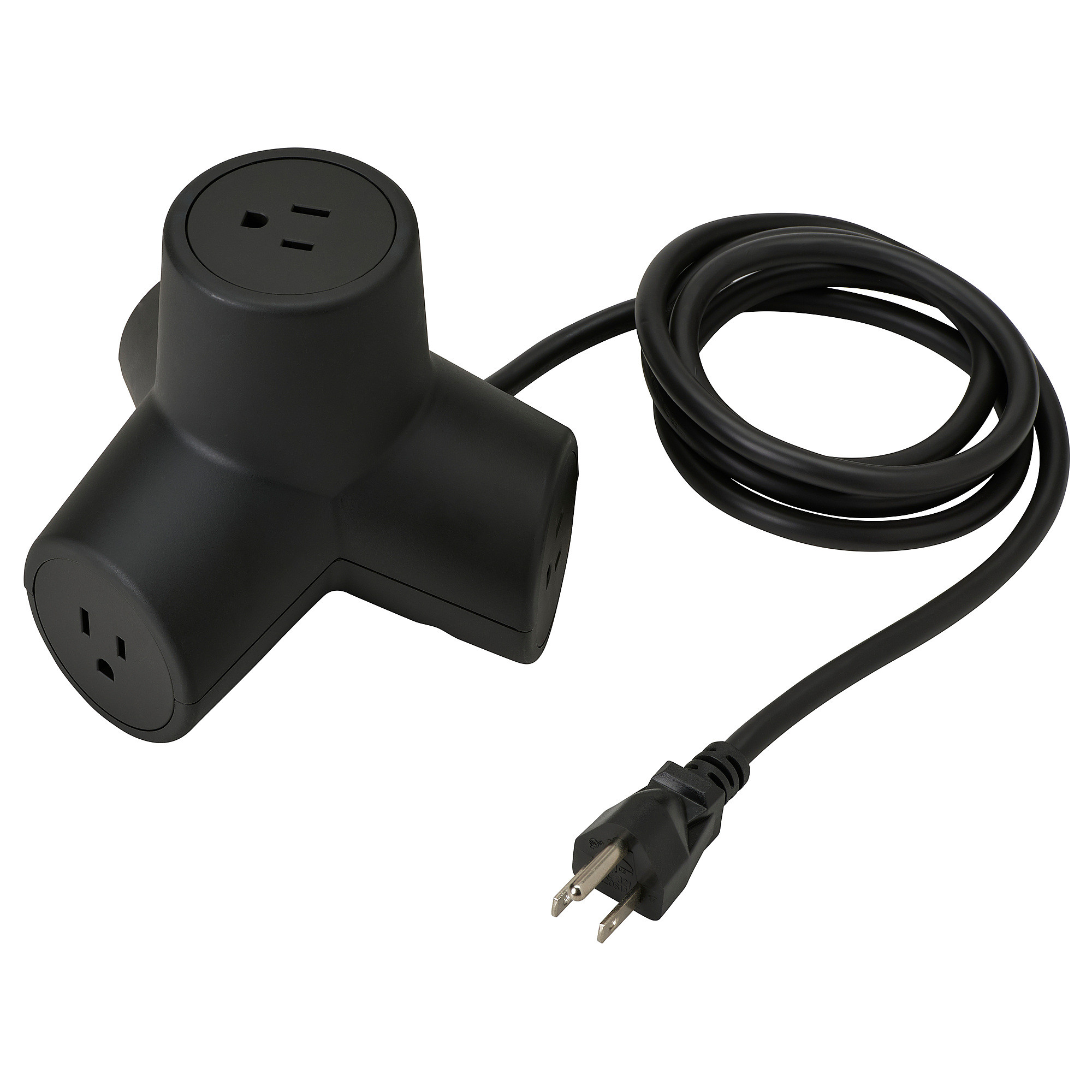 HORNFELS Extension cord, dark gray, 5 ' 11 " | IKEA US