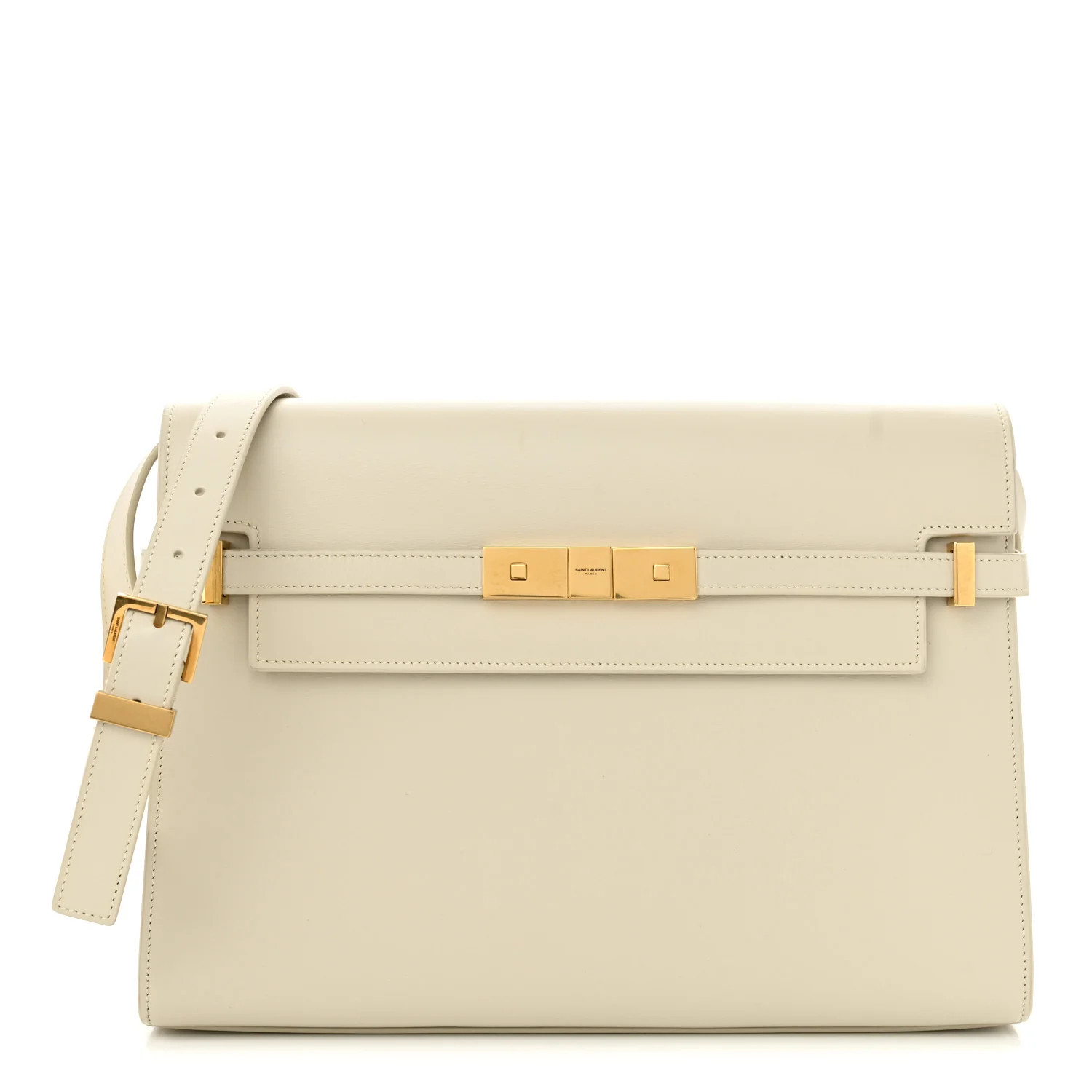 Smooth Calfskin Manhattan Shoulder Bag Crema Soft | FASHIONPHILE (US)