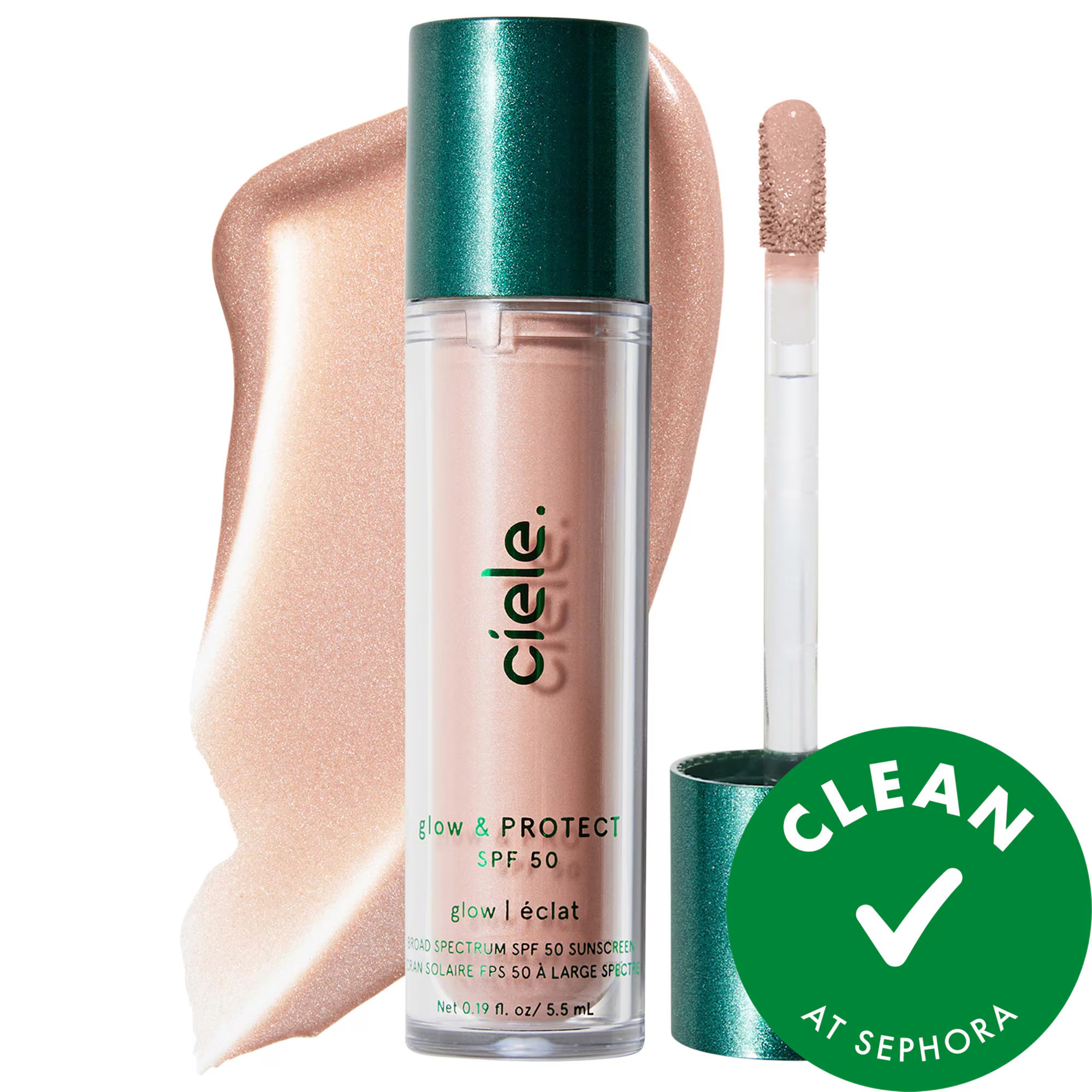 ciele glow & PROTECT SPF 50+ liquid highlighter Piper 0.19 oz / 5.5mL | Sephora (US)