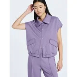 Scoop Women's and Women's Plus New Scubaknit Snap Vest, Sizes XS-4X | Walmart (US)