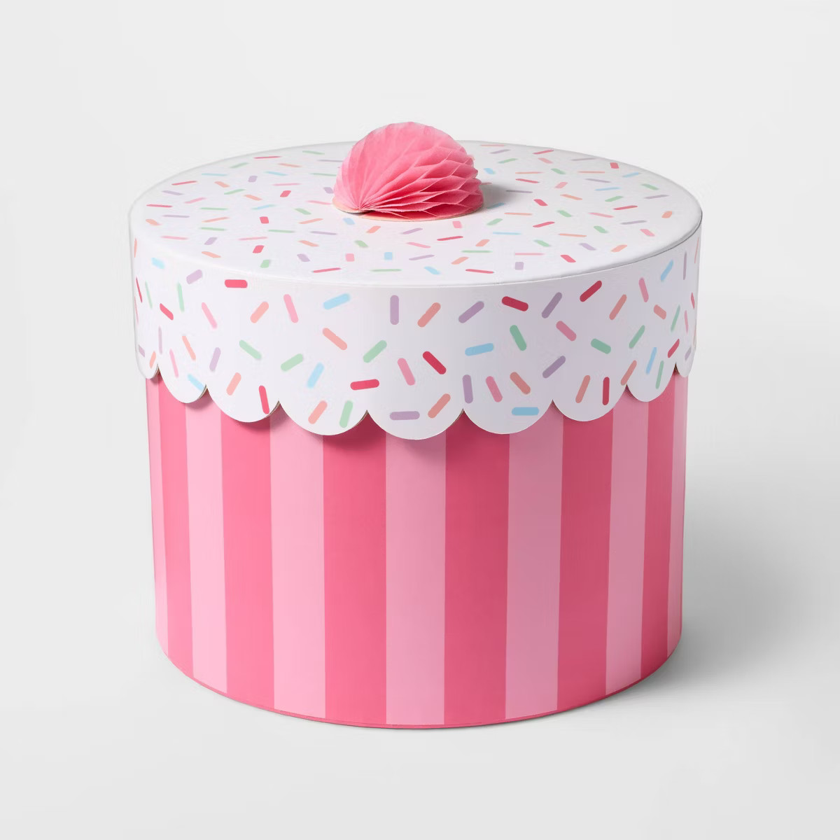 Small Pink Cupcake Box - Spritz™: Polka Dot Paper Gift Box for Birthday & Holidays, Teacher App... | Target