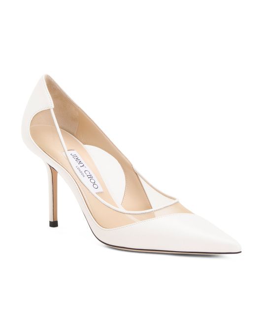 Made In Italy Sheer Insets Pumps | TJ Maxx