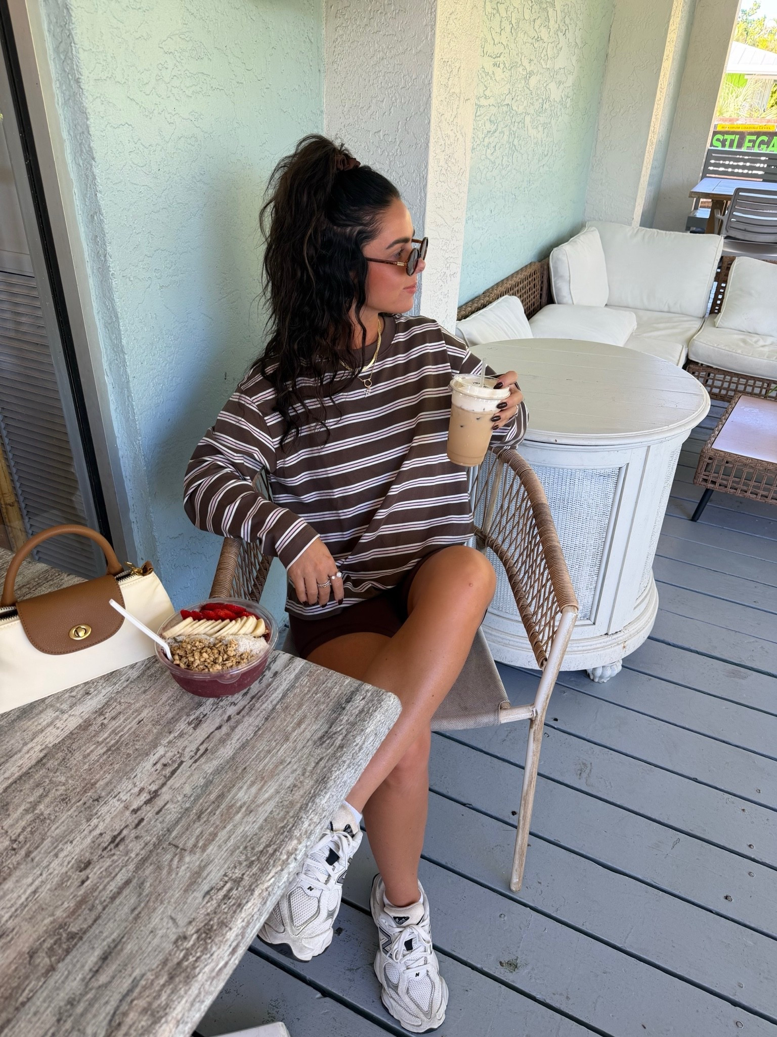 The comfiest striped long sleeve 🤎