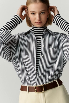 The Shrunken Bennet Buttondown Shirt by Maeve | Anthropologie (US)