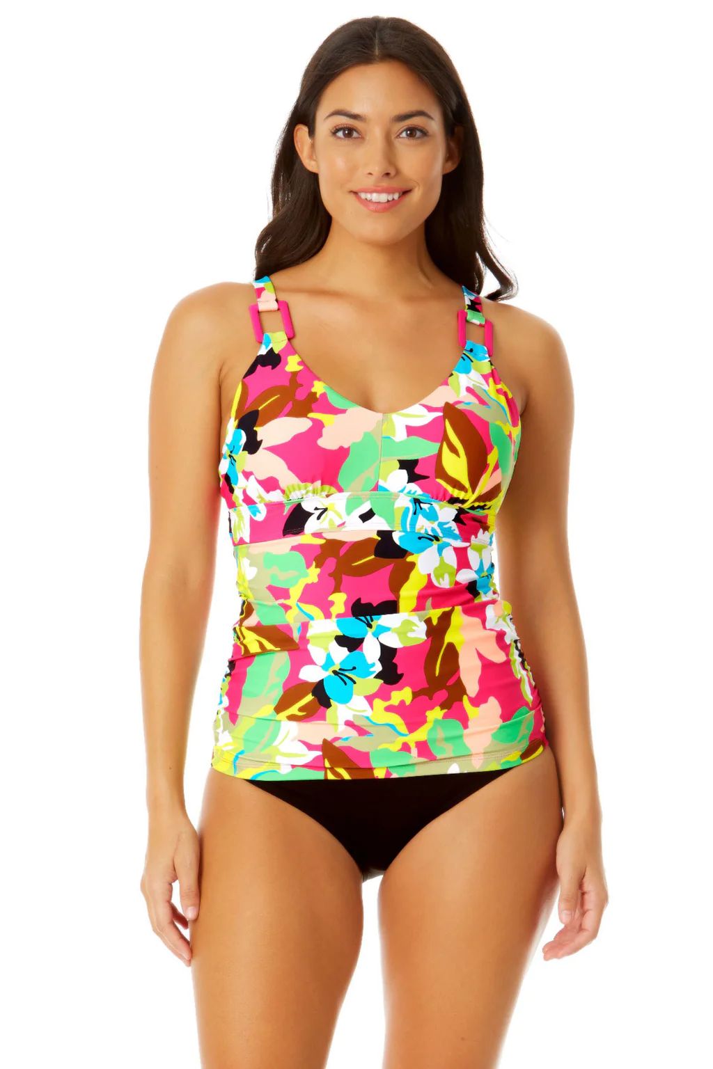 Anne Cole - Women's Easy Ring Tri Tankini Swim Top | Anne Cole