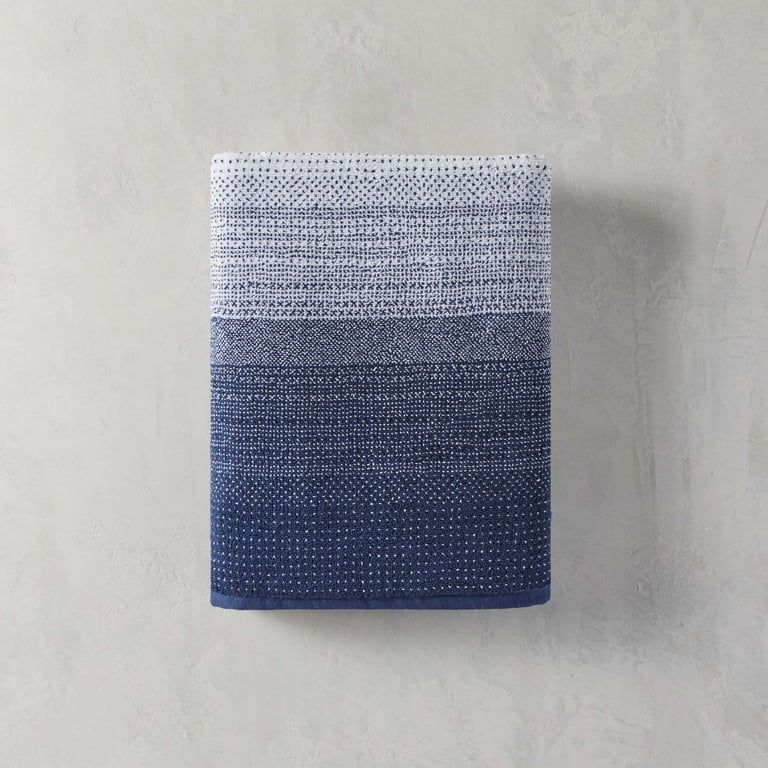 Better Homes & Gardens Signature Soft Heathered Bath Towel, Blue Admiral | Walmart (US)