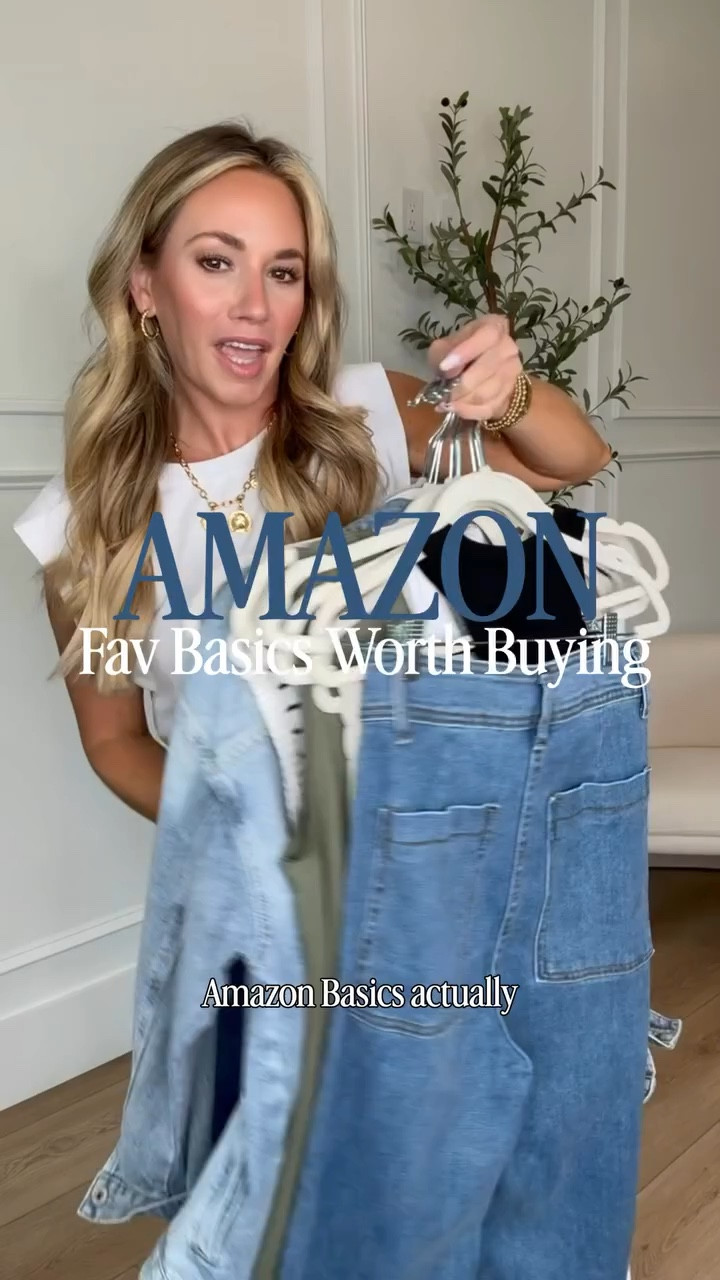 my fav Amazon basics worth buying! The best elevated tee, seamless bra, comfy stretchy jeans, casual dresses, built-in bra tank, tummy control leggings, yoga pants that look like trouser pants, linen blend pants, and more! These are all great basics for everyday outfits! 

#basics #casualoutfit

#LTKootd #LTKPetite