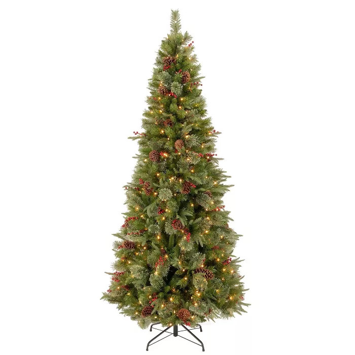 7.5ft National Christmas Tree Company Colonial Artificial Christmas Tree 300ct Clear | Target