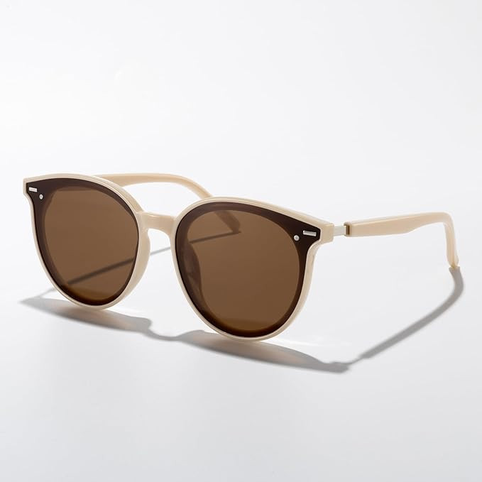 Womens Trendy Round Sunglasses | Amazon (US)