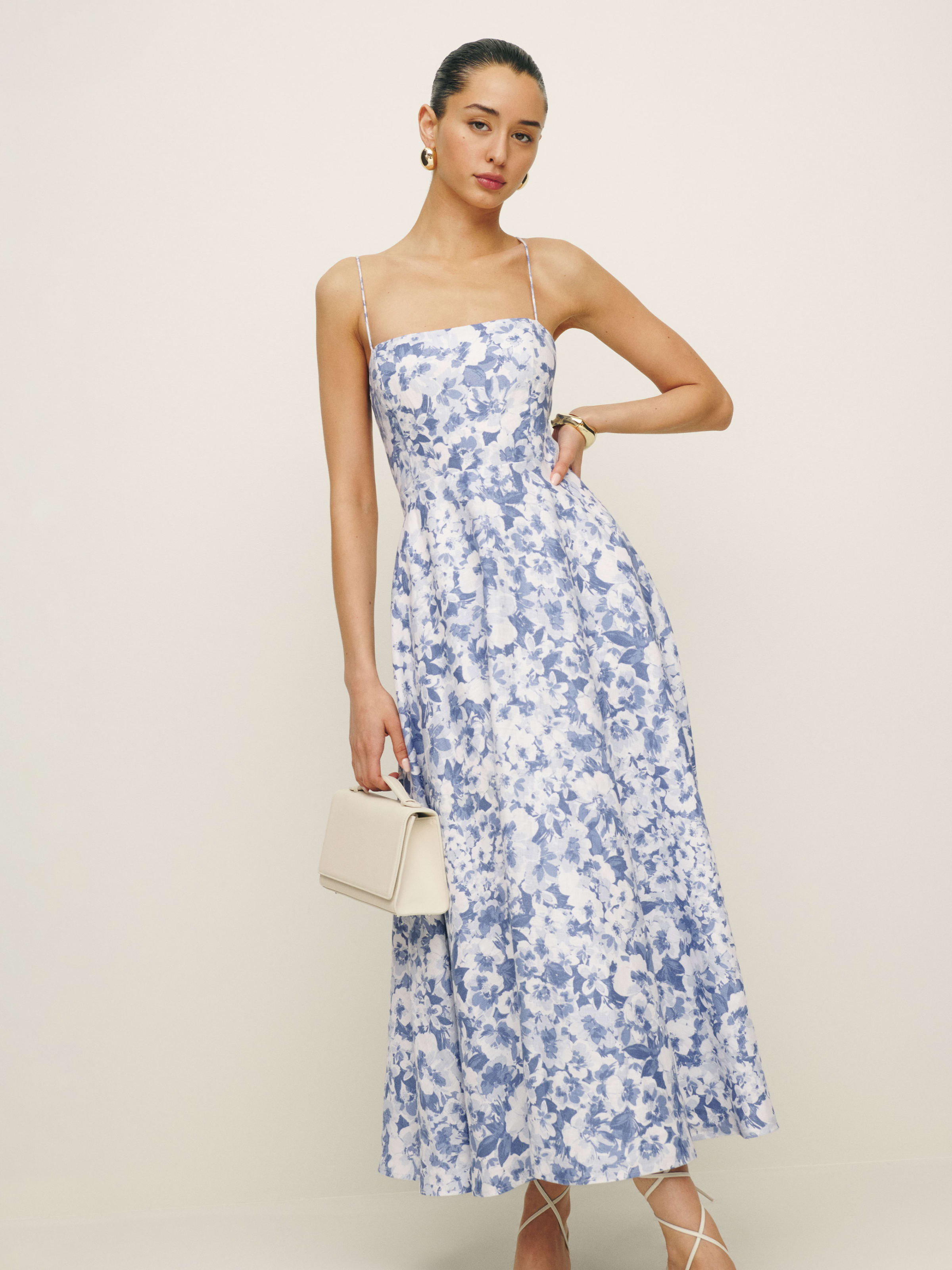 Monette Linen Dress | Reformation (Global)