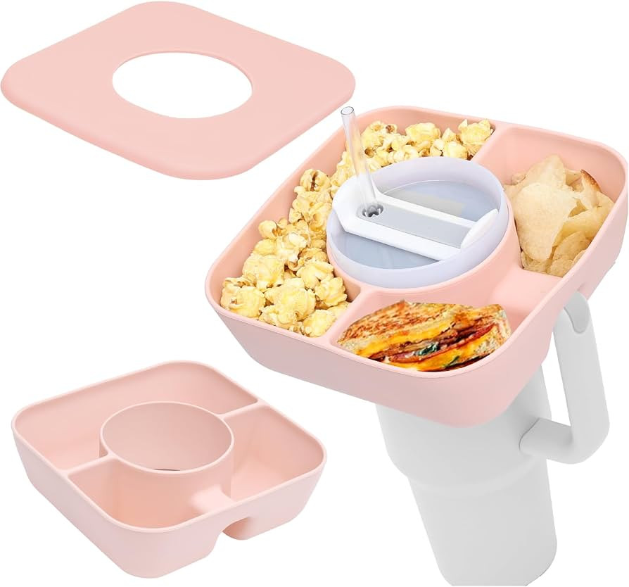 Dazhuocs Snack Bowl for Stanley Cup with Cover, Reusable Snack Tray with Lid Fits for Stanley 40 ... | Amazon (US)