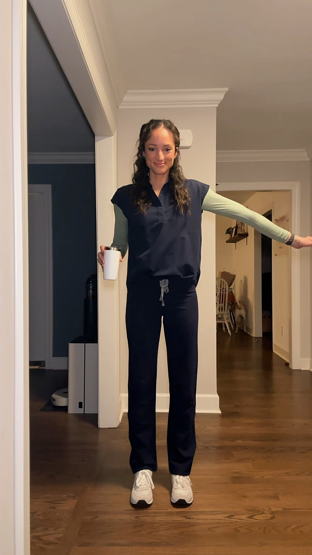 Scrubs of the day 🤍✨ #scrubstyle #figsscrubs #nursescrubs #underscrubs 

#LTKSpringSale #LTKWorkwear #LTKStyleTip