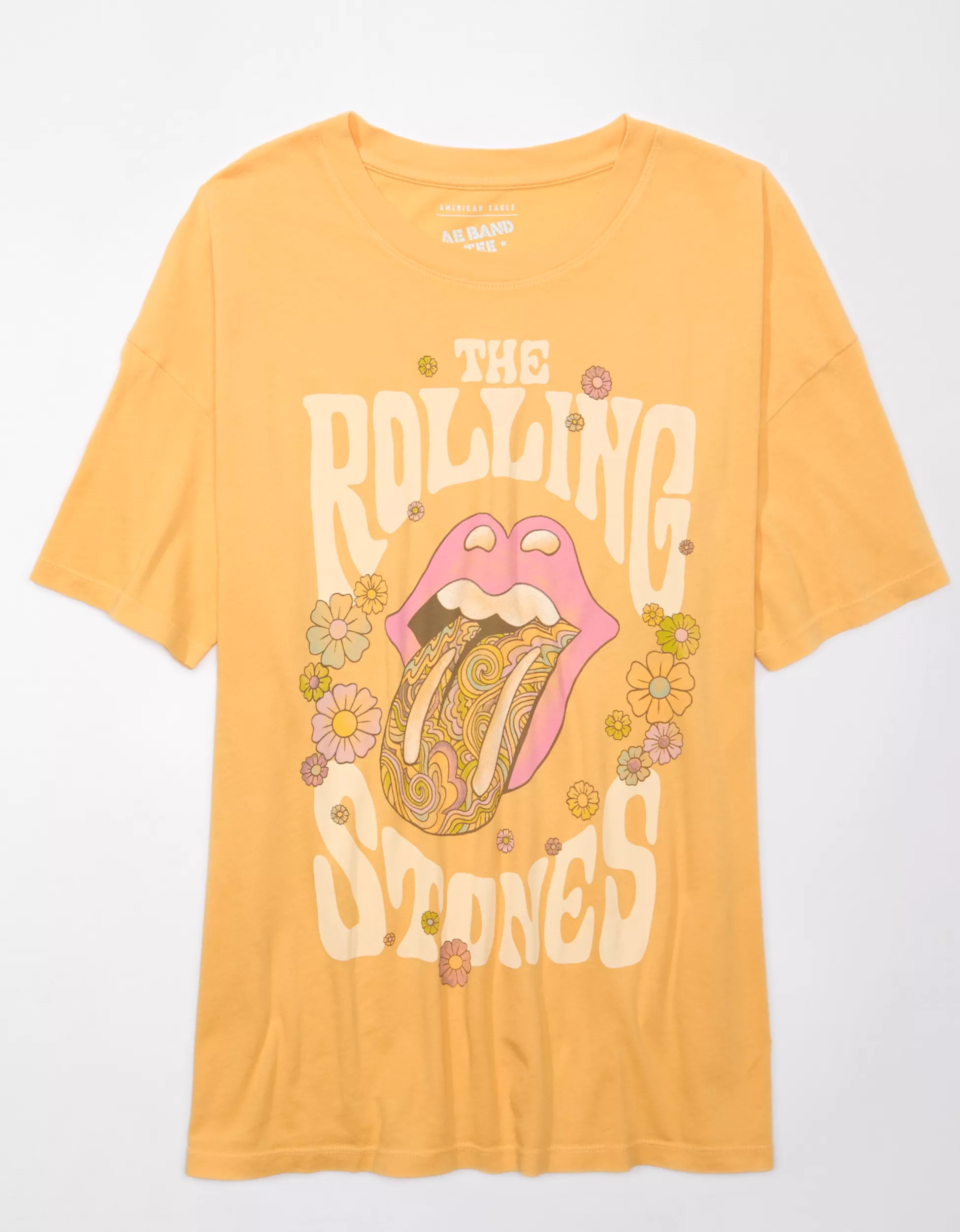 AE Oversized Rolling Stones Graphic Tee | American Eagle Outfitters (US & CA)