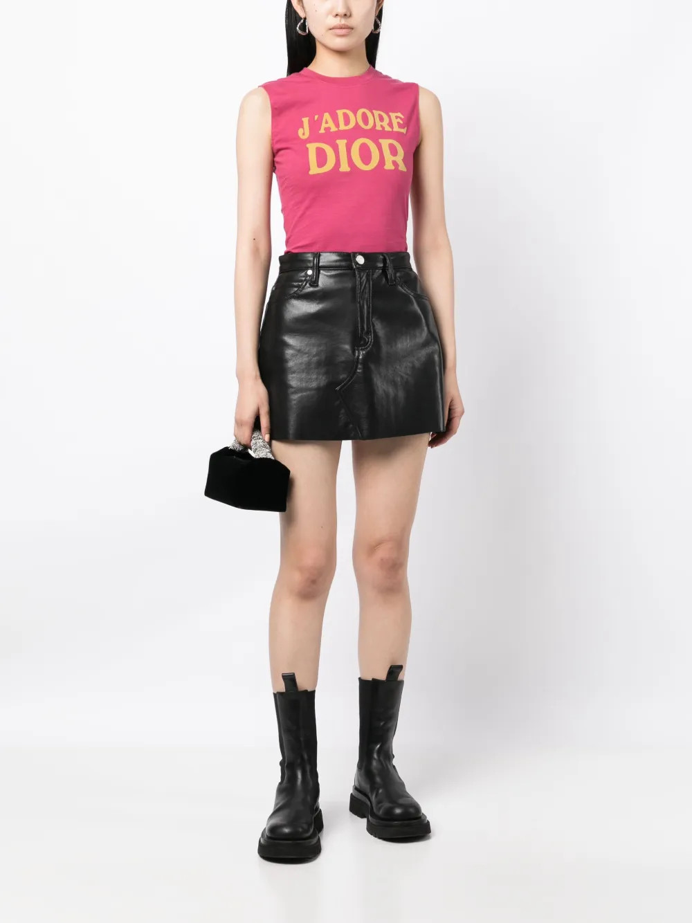 Christian Dior Pre-Owned 2002 J'Adore Dior Tank Top | Pink | FARFETCH | Farfetch Global