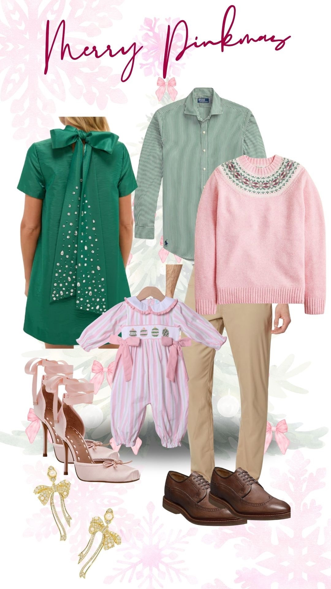 Pinkmas outfits / pinkmas family photos / christmas cards / christmas family photos 

#LTKFamily #LTKHoliday #LTKBaby