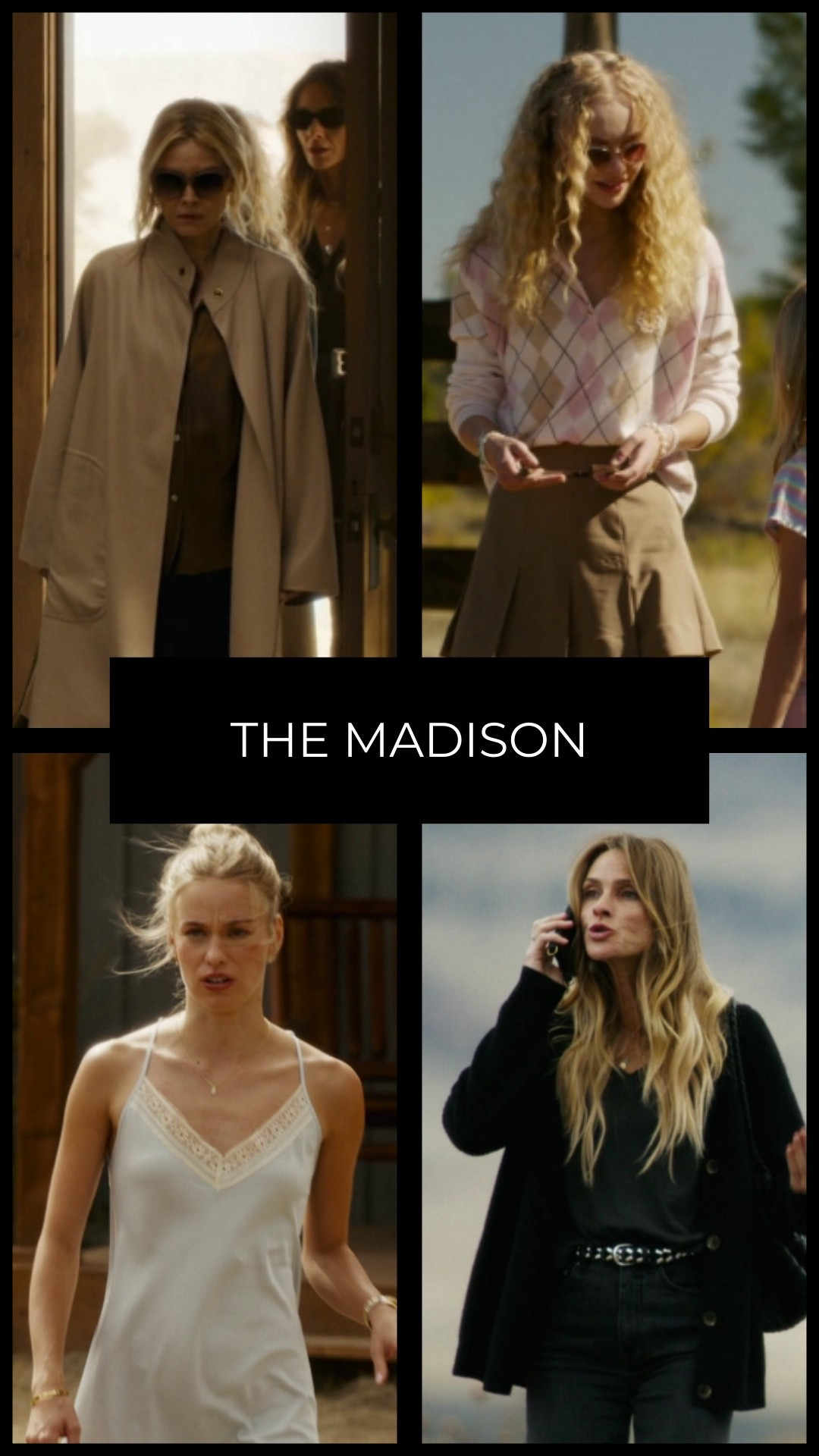 Some of the outfits in The Madison