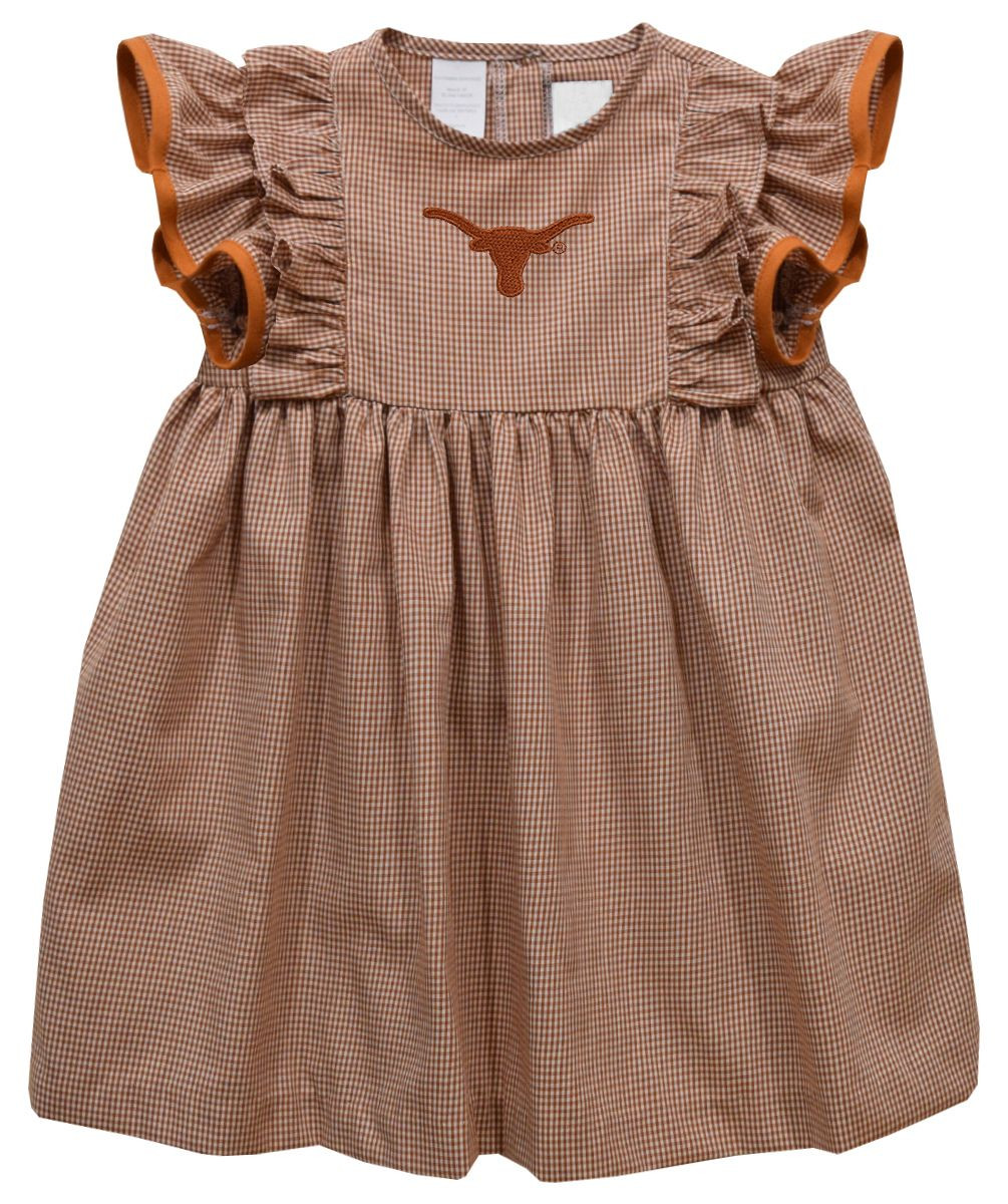 Vive La Fete Toddler Texas Longhorns Burnt Orange Ruffle Dress, Boys', 4T | DICK'S Sporting Goods