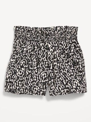 Printed Poplin Pull-On Shorts for Toddler Girls | Old Navy (US)