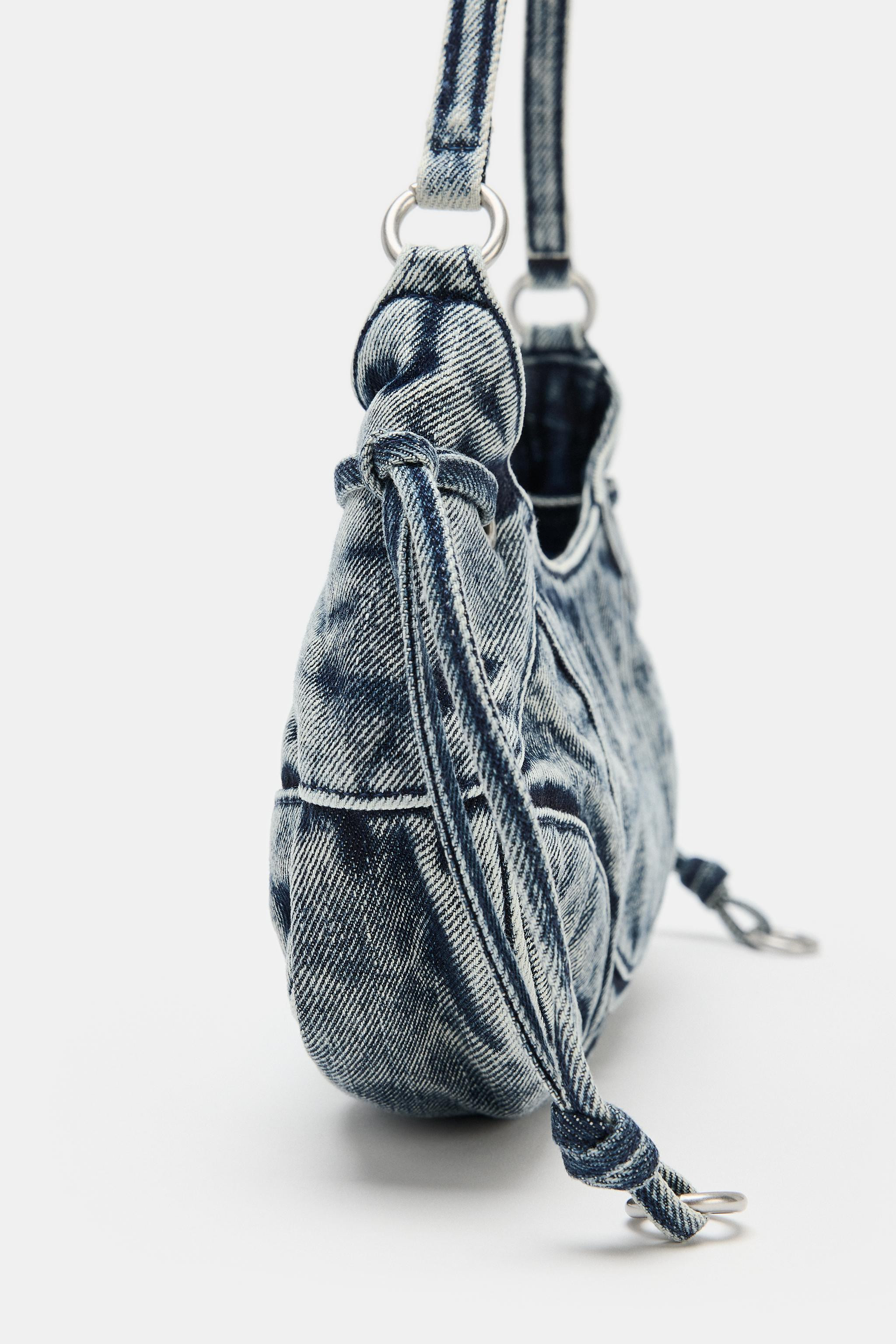 DENIM SHOULDER BAG | Zara US
