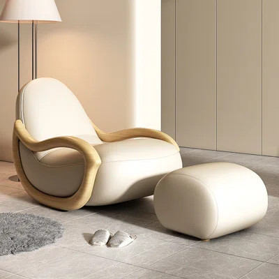 Home Casual Solid Wood Sofa Rocking Chair Rocking Chair | Wayfair North America