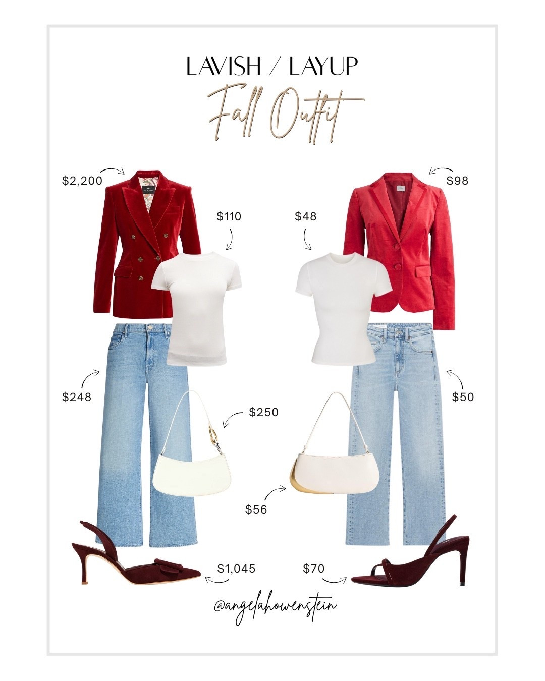 Two ways to wear the same look — lavish or layup.

A rich velvet blazer or a budget-friendly dupe, clean denim, a perfect white tee… honestly you can’t go wrong.

Simple, polished, and so good for fall.

#falloutfit #classiclook #casualoutfit #denimstyle #casualchic
#fallfashion #fallstyle #elevatedcasual #velvet #blazer



#LTKSeasonal #LTKShoeCrush #LTKOver40