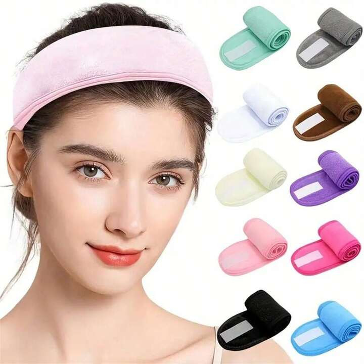1pc/3pcs/6pcs Super Absorbent Ultrafine Fiber Fashion Headband - Waterproof Skid-Proof Hairband F... | SHEIN