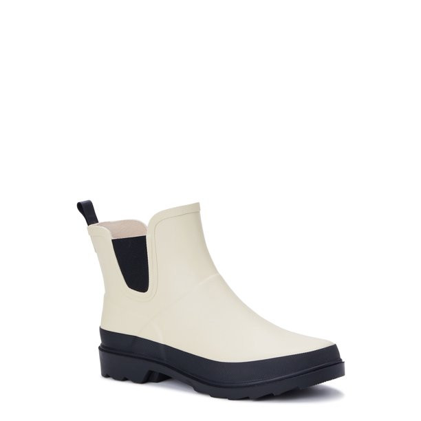 Time and Tru Women’s Chelsea Rain Boots - Walmart.com | Walmart (US)