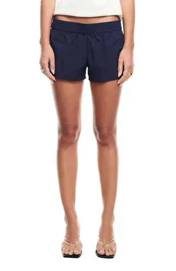 LIONESS Twilight Stripe Low Rise Nylon Shorts in Midnight at Nordstrom Rack, Size Large | Nordstrom Rack