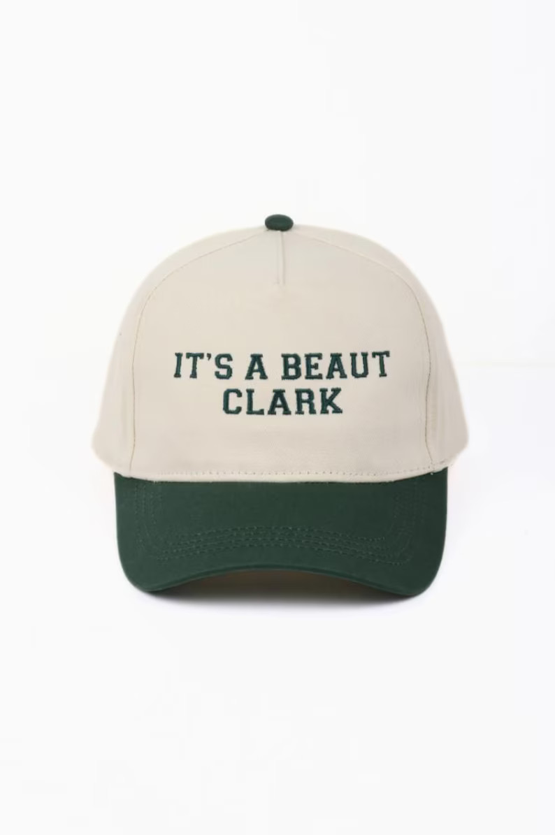 It's A Beaut Clark Hat, Christmas Hat, Holiday Hat, It's A Beaut Clark Two Tone Cap - Etsy | Etsy (US)