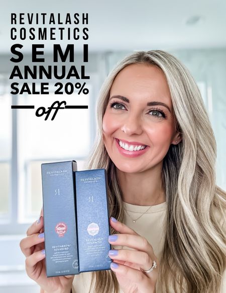 Revitalash Cosmetics Semi Annual Sale is here!! Use code “SEMI20” for 20% off sitewide 🙌🏼 

#ad I’ve been faithfully using #revitalashcosmetics Advanced Lash Serum, and the Advanced Brow Serum for over a year with amazing results! My lashes and brows look healthier, stronger and bolder. 

@Revitalashcosmetics rarely offers sales, so now is the time to try (or stock up)! The sale is live now through April 9th!

#LTKsalealert #LTKfindsunder100 #LTKbeauty