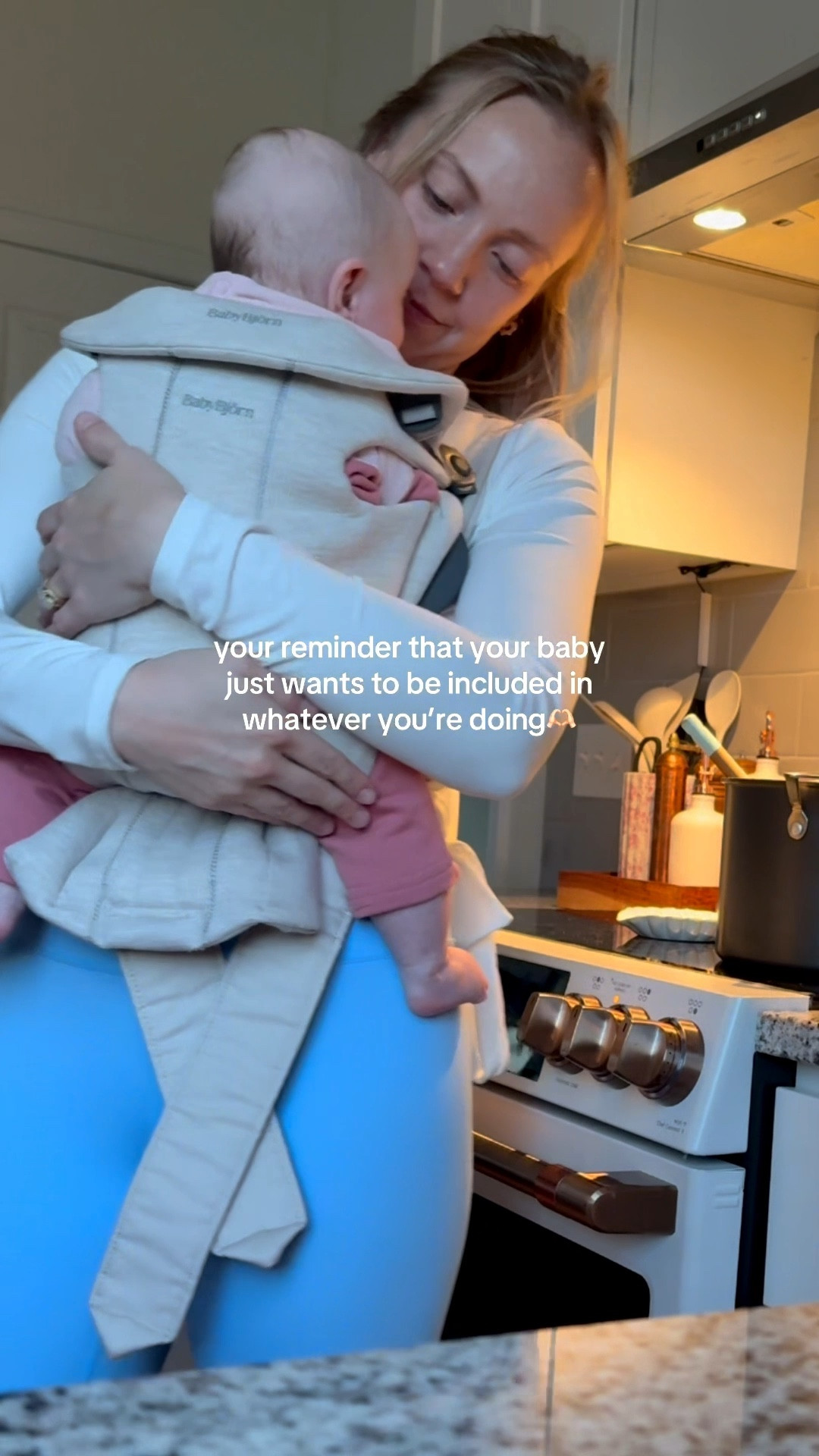 love this baby carrier! carries the weight in your shoulders so if you have lower back pain this carrier is great!