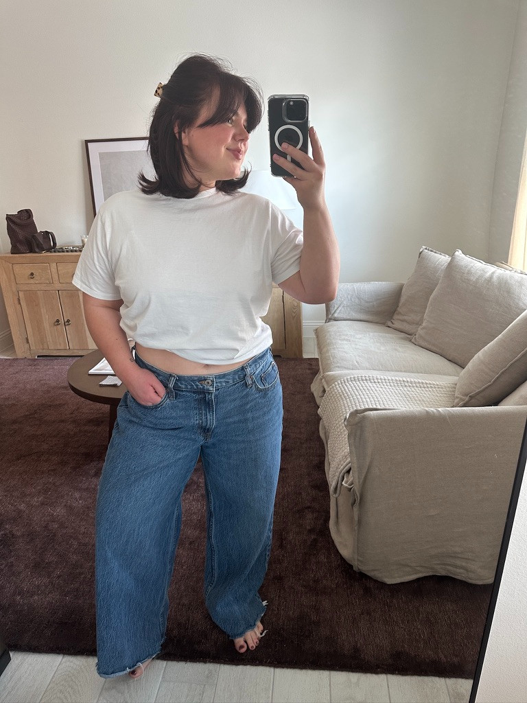 My go to outfit these days - obsessed with these jeans!  

 #LTKSeasonal #LTKPetite #LTKFindsUnder100