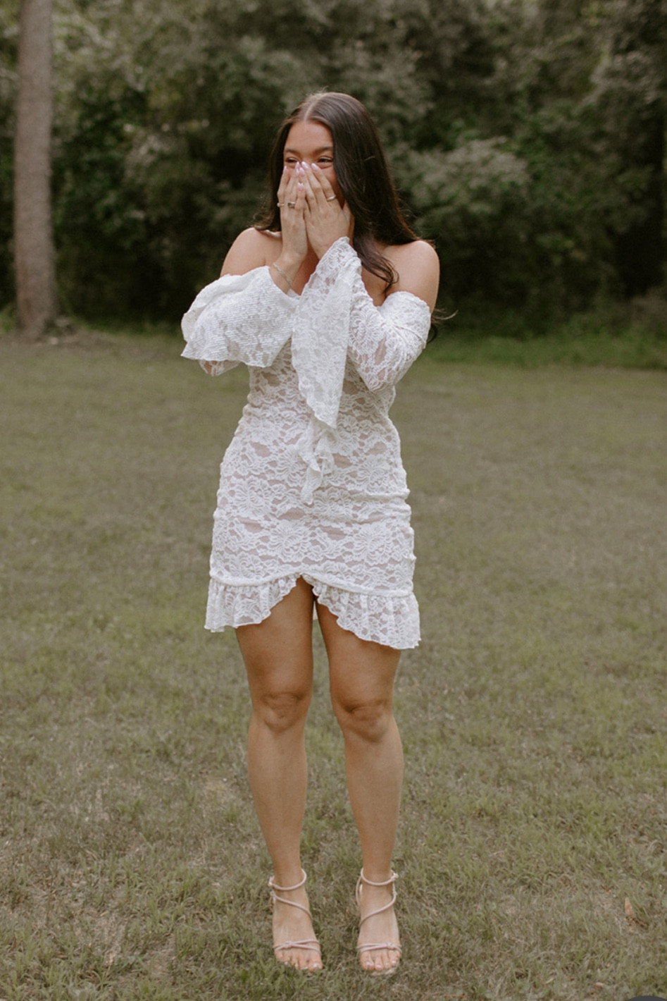 The dress i got engaged in 🫶🏼 this beautiful lace white dress was absolutely perfect 

#LTKWedding #LTKStyleTip #LTKSeasonal