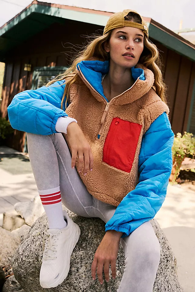 Scenic Route Colorblock 1/2 Zip | Free People (Global - UK&FR Excluded)