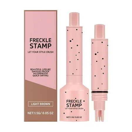 Faux Freckle Pen Makeup Waterproof, Faux Freckle Stamp, Long-Lasting & Quick Dry, Create a Natural Sunkissed Makeup | Walmart (US)