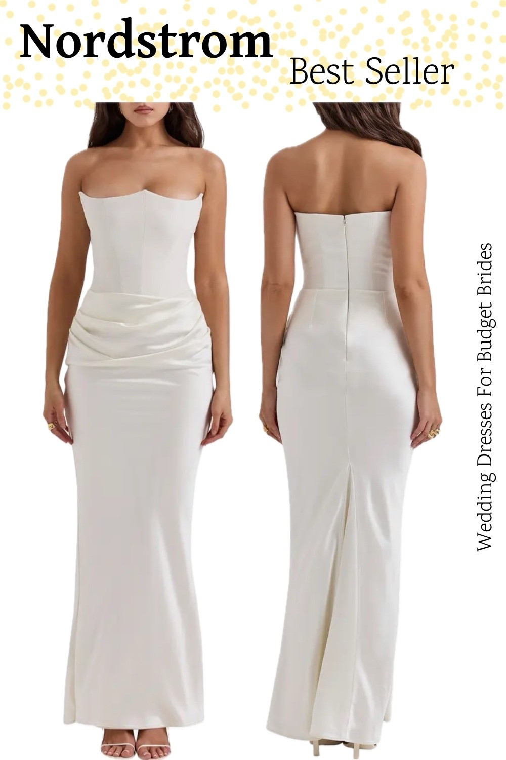 Best selling white long corset dress for the bride to be. At Nordstrom and under $350.

#LTKHoliday #LTKWedding #LTKSeasonal