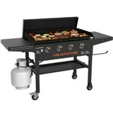 Blackstone Original Outdoor Griddle, 4-Burner 36" Flat Top Grill with Hard Cover, Black | Walmart (US)
