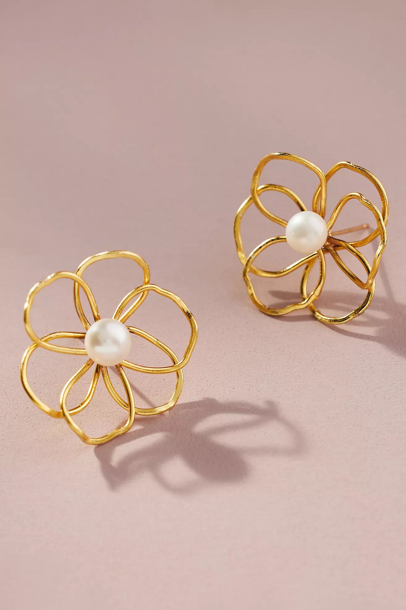 By Anthropologie Pearl Flower Earrings | Anthropologie (US)