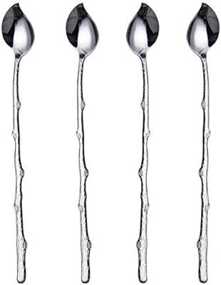 HISSF Long Handle Spoon Iced Tea Spoon, Coffee Spoon, 18/10 Stainless Steel Stirring Spoons for T... | Amazon (US)