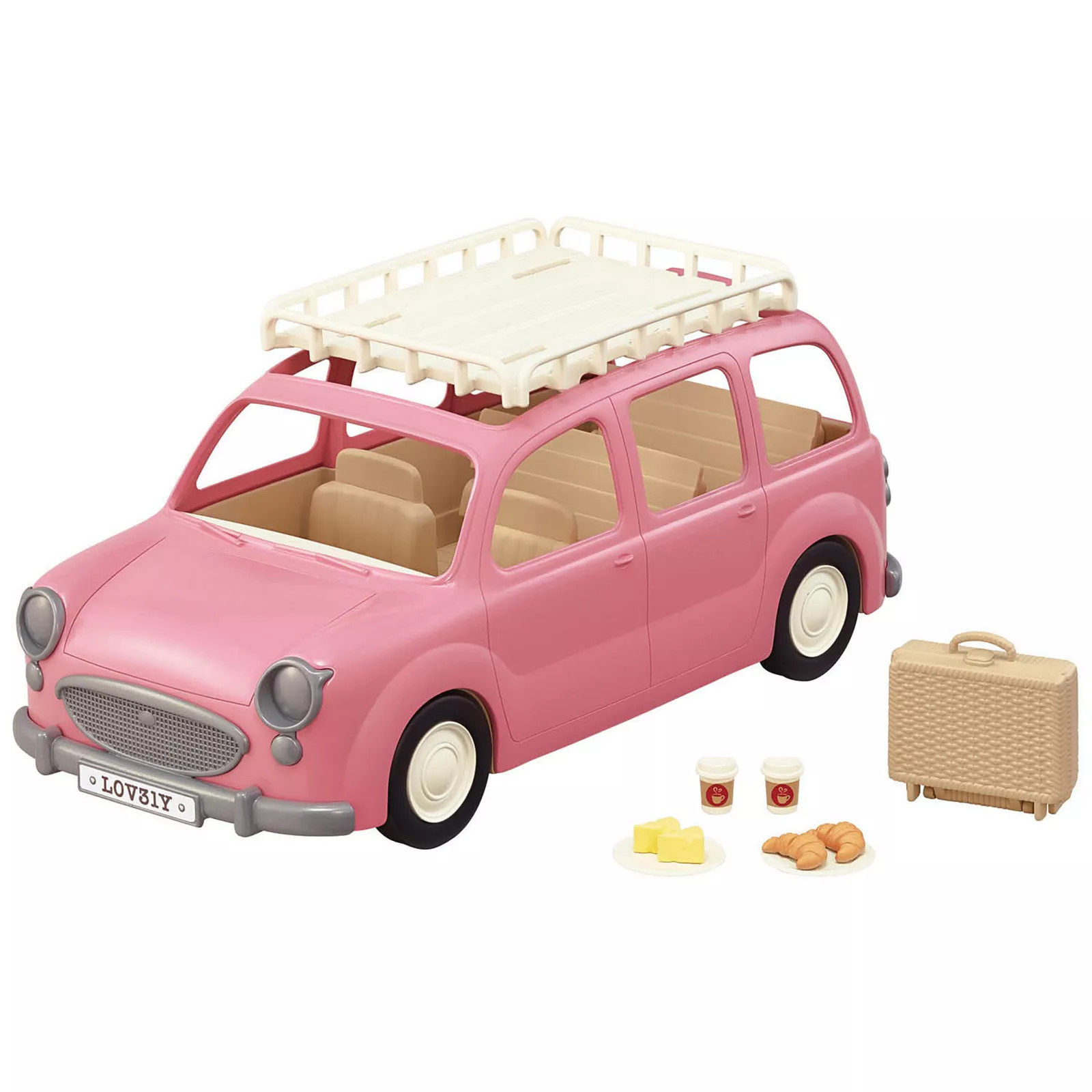 Calico Critters Family Picnic Van Toy Vehicle for Dolls with Picnic Accessories, Multi | Kohl's