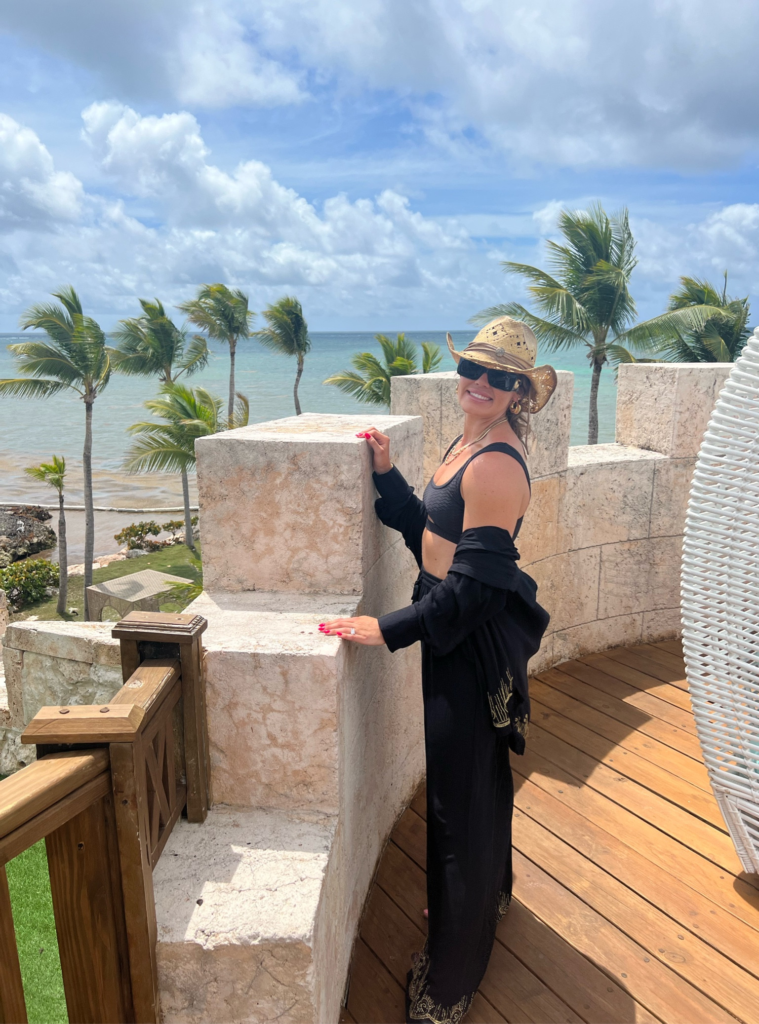 This beaded pants coverup is a beaut! Very comfy, flowy material so it’s not too hot. It can also double as a set to wear to dinner or out! 
#swimcoverup #nastygal

#LTKunder100 #LTKstyletip #LTKtravel