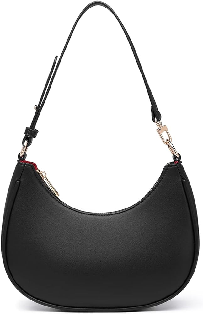 Barabum Retro Classic Clutch Shoulder Tote HandBag with Zipper Closure for Women | Amazon (US)