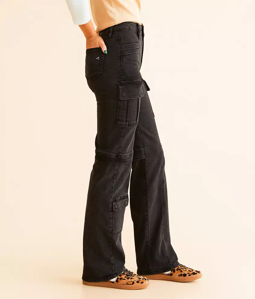 Ella Wide Straight Stretch Cargo Jean | Buckle