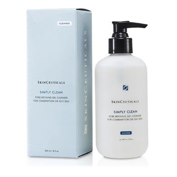 Skin Ceuticals Simply Clean Pore Refining Gel Cleanser (For Combination/ Oily Skin) 240ml/8oz | Strawberrynet