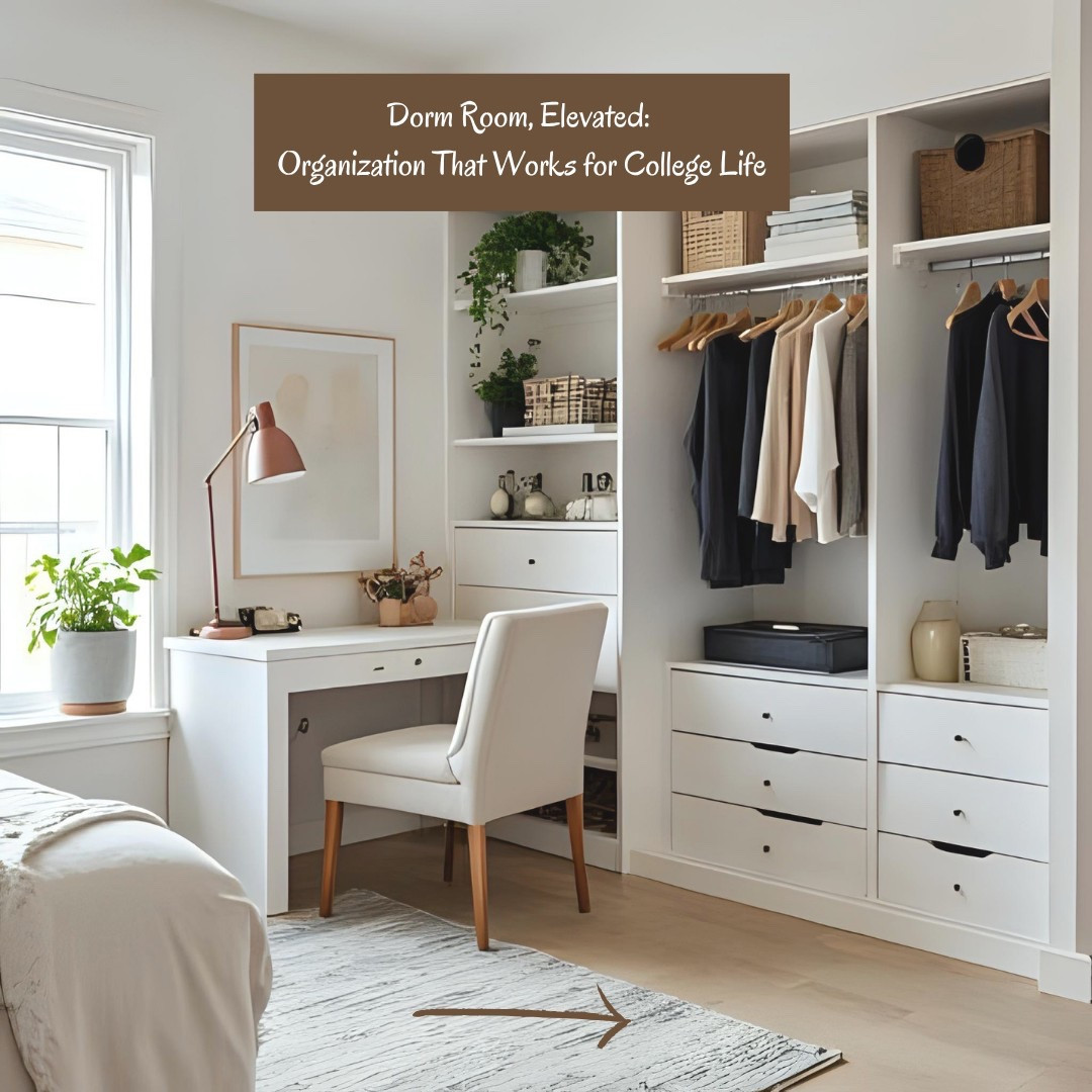 Dorm life is a whirlwind — new routines, new roommates, and way too much stuff for a tiny space.

That’s why dorm room organization isn’t just about looking good — it’s about making every inch work hard for you.

From clever storage that fits under beds, to color-coded study zones, to maximizing closet space — it all adds up to less stress and more focus.

Want your student’s space to feel like a calm, functional home away from home?

Comment COLLEGE to get the link to shop our favorite Container Store dorm products!

#ReorgitApproved #DormOrganization #CollegeLifeHacks #SmallSpaceLiving #OrganizedDorm #StudentSuccess #ProfessionalOrganizer #DeclutterWithPurpose