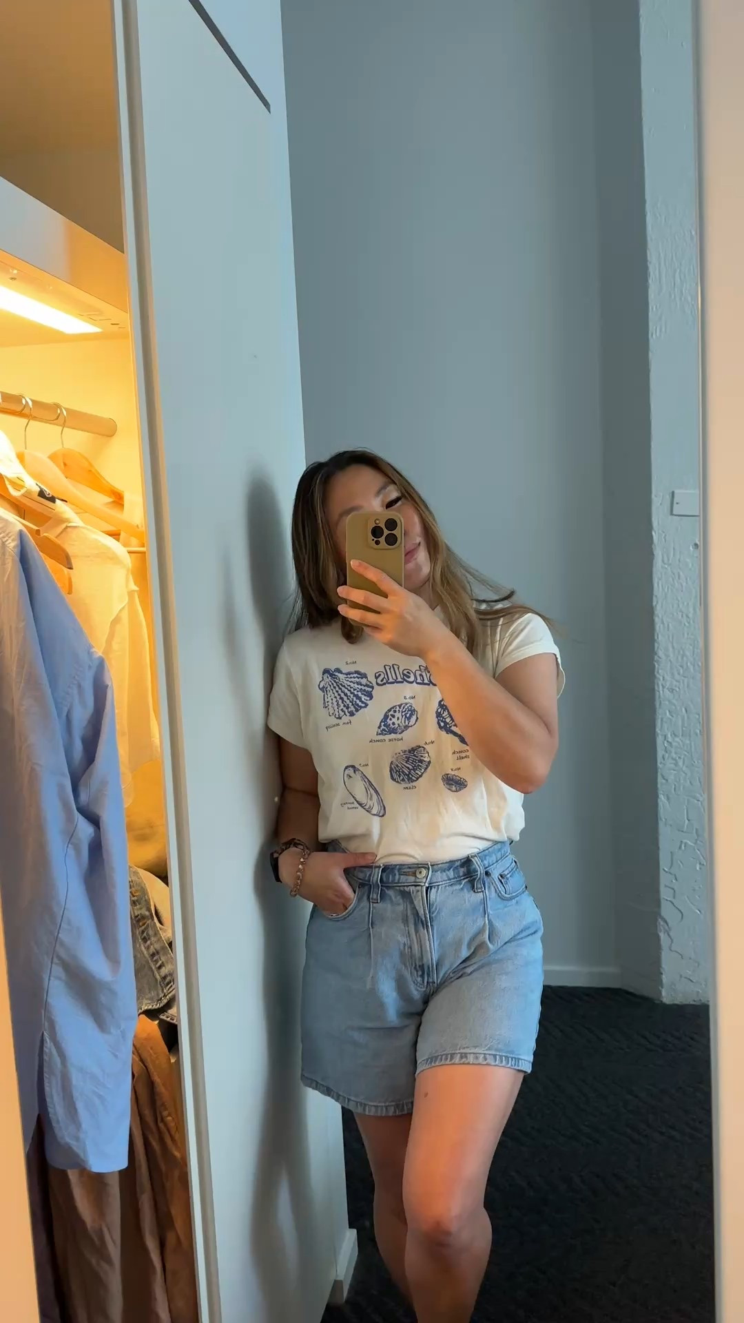 Affordable summer looks favorite tee only $10 elevated casual mom style vacation hot weather comfortable 

#LTKSummerEdit #LTKFindsUnder50 #LTKMidsize