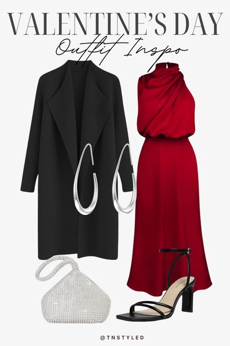 Valentine's Day Date Night Outfit Inspo from @amazon // affordable fashion, red dress, valentines look, valentines dress, elegant look 

#LTKstyletip #LTKSeasonal
