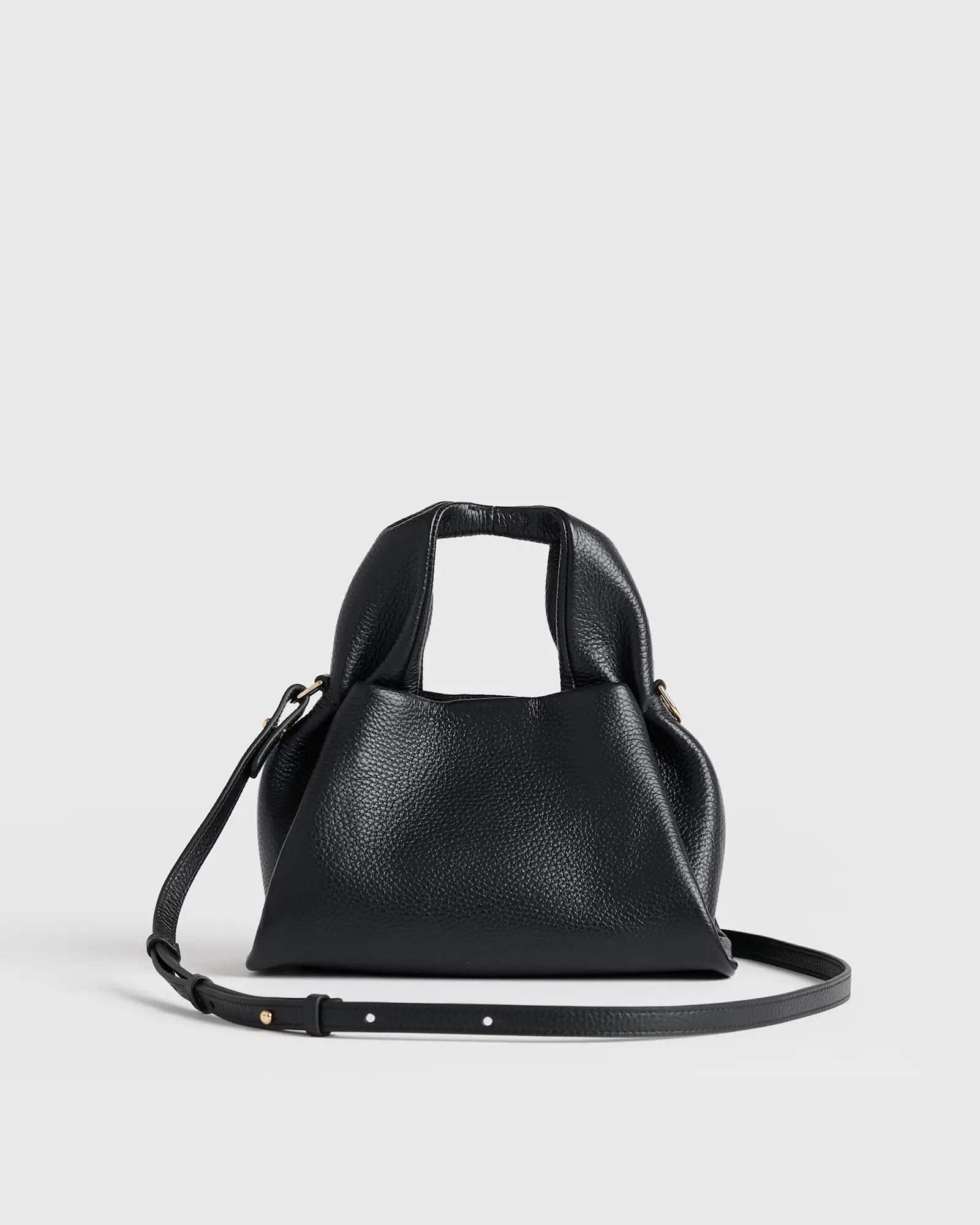 Italian Leather Trapeze Crossbody | Quince