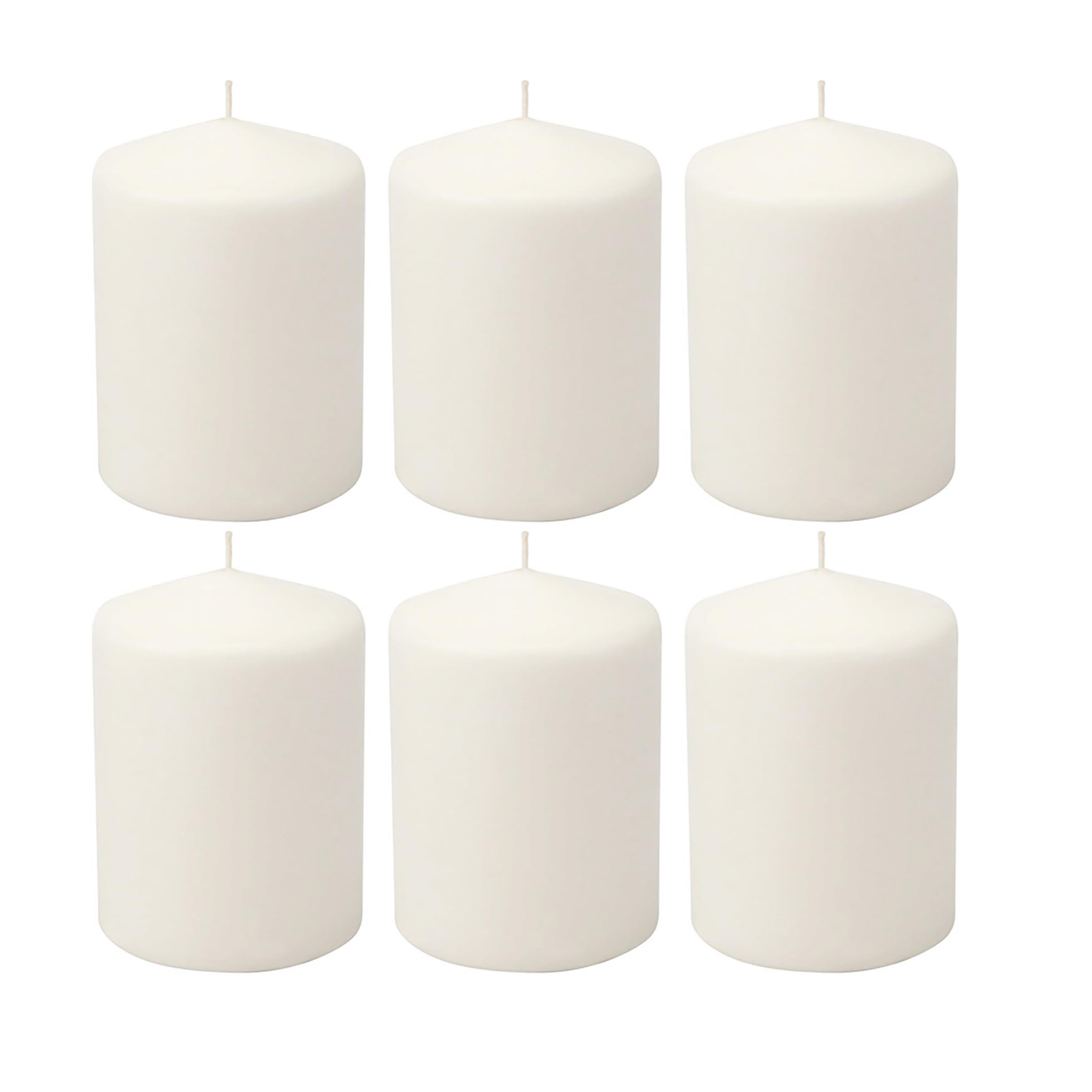 Stonebriar Unscented White Tall Pillar Candles, 35 Hour Burning Candle Pillars, Perfect for Decor... | Amazon (US)