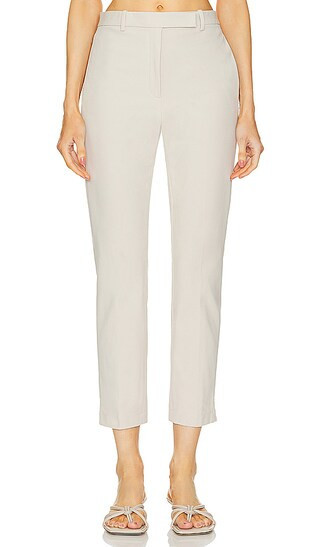 Theory High Waisted Taper Pant in Tan. Size 00. | Revolve Clothing (Global)
